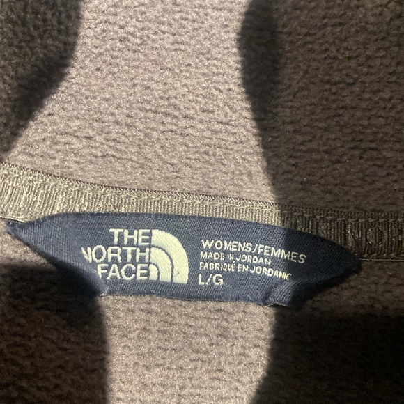 The North Face Pullover Sweater Hooded Women’s Size Large Gray/Purple - Picture 4 of 11